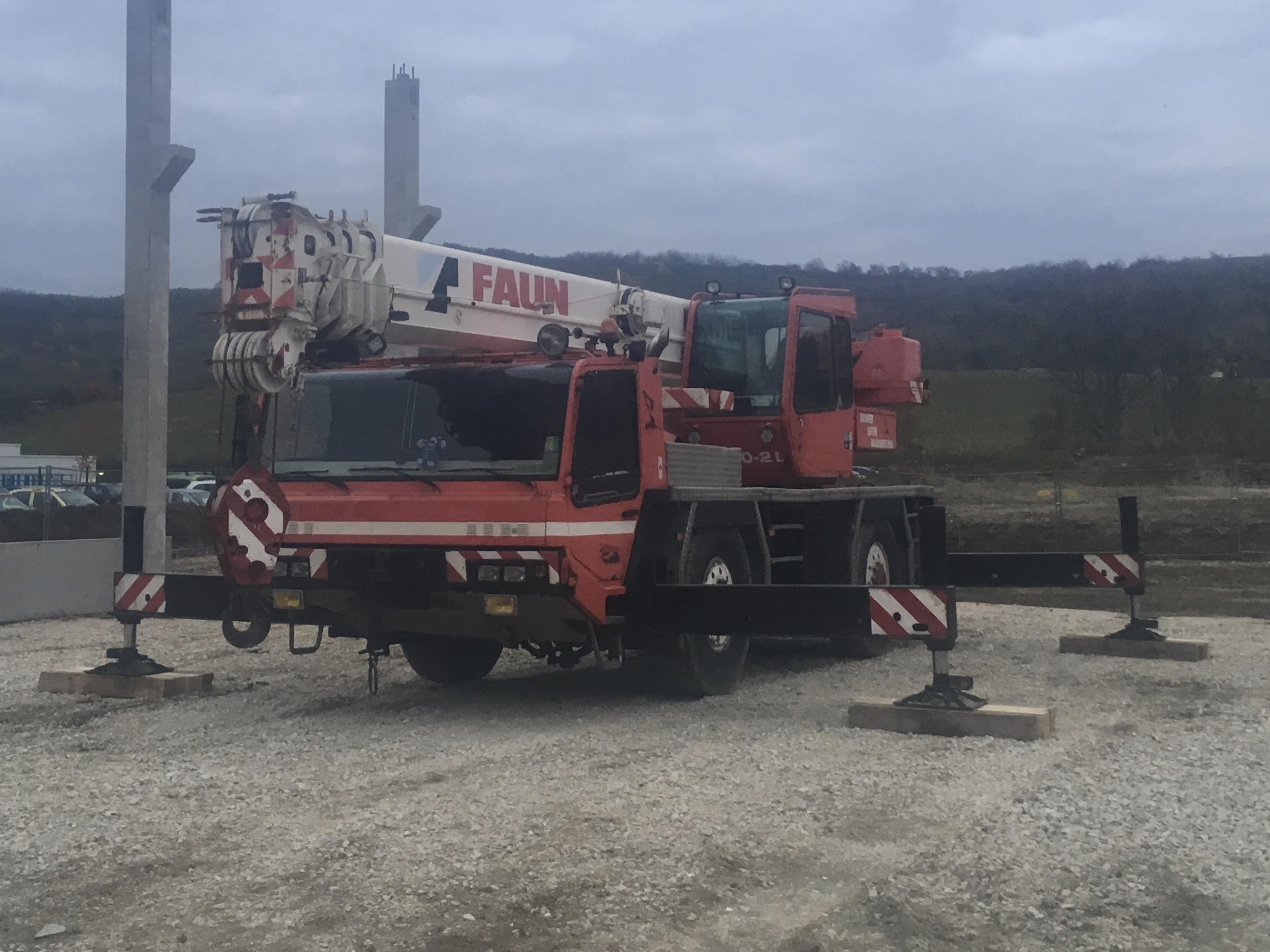 Daruzás, autódaru bérlés